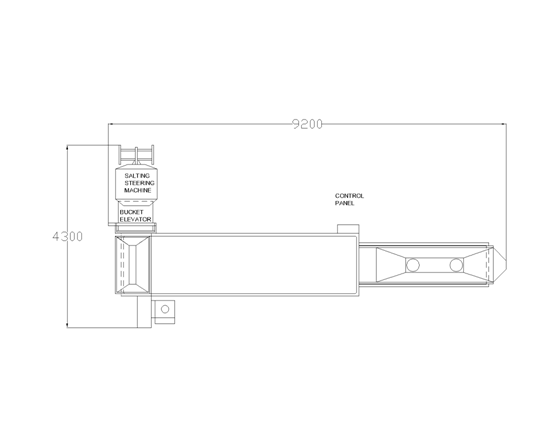 Hot Air Roasters Tunnel Type-TA3-800-2